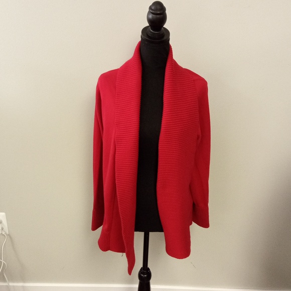 Falls Creek Women's Red Cardigan Sweater XL - Picture 1 of 6